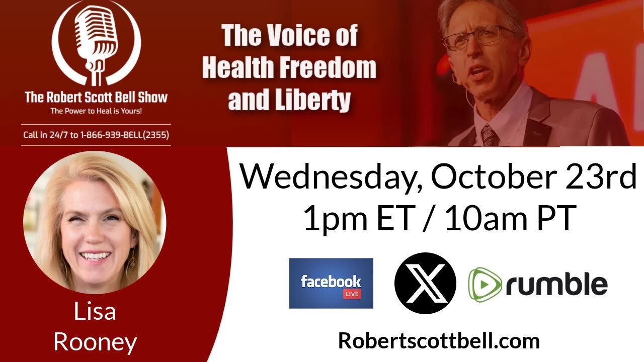 Depression Drugs, Lisa Rooney, Vibrant Life Integrative Coaching, Anxiety and Anger , Ladapo attacked, mRNA Jabs galore - The RSB Show 10-23-24