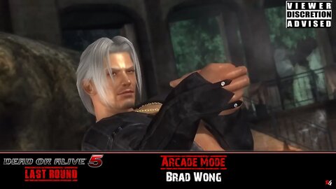 Dead or Alive 5 Last Round: Arcade Mode - Brad Wong