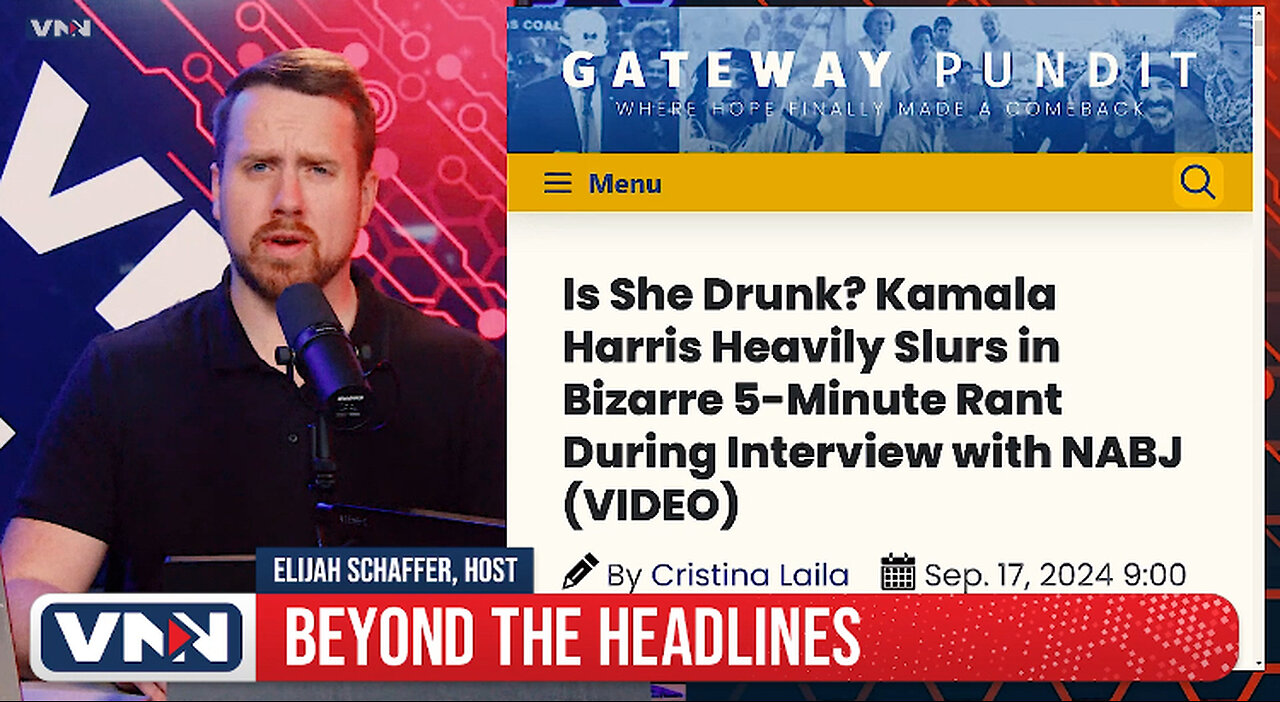 Kamala has people wondering if she's drunk after completely falling apart during a recent Q&A.