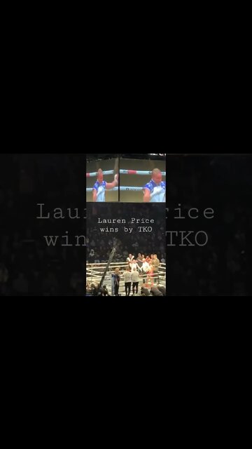 Undefeated Lauren Price wins by TKO #shieldsmarshall