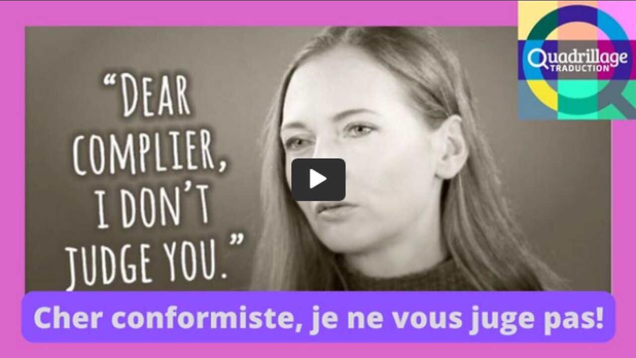 Cher conformiste, ....