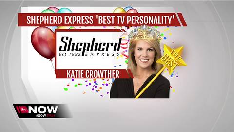 Katie Crowther named Milwaukee's 'Best TV Personality' by Shepherd Express