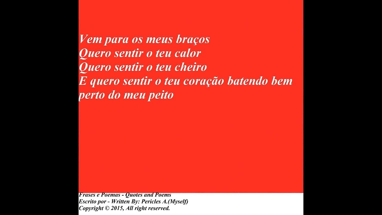 Não quero ficar sozinho, não aguento mais a solidão, quero você perto... [Poesia] [Frases e Poemas]