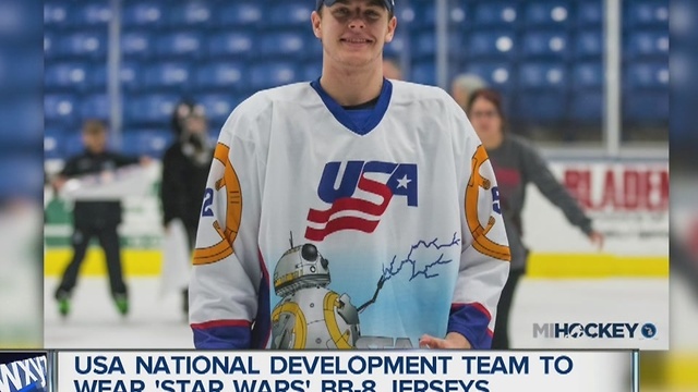 USA Hockey Development Team to wear BB-8 Star Wars jerseys