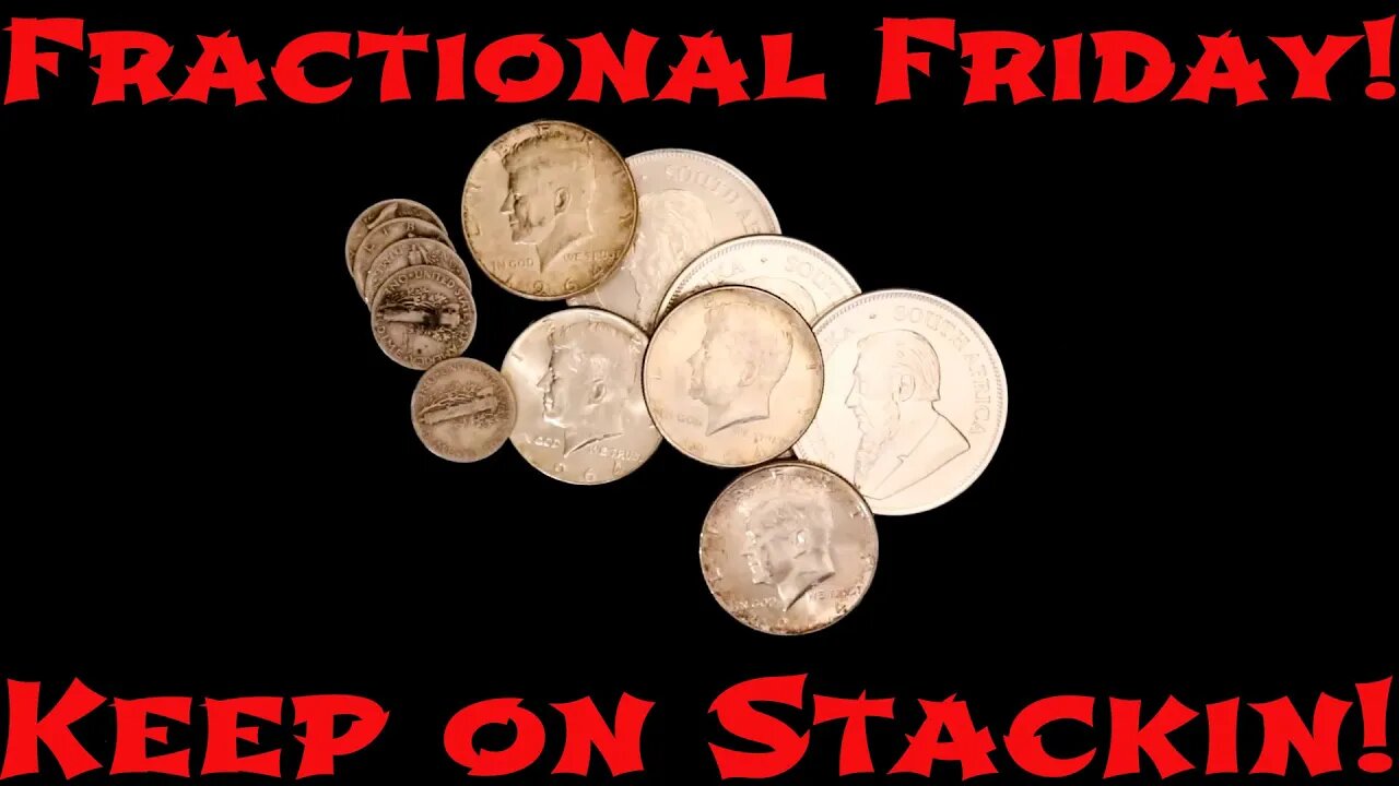 How to stack fractionally weekly. #silverstacking #silvercoins #gold