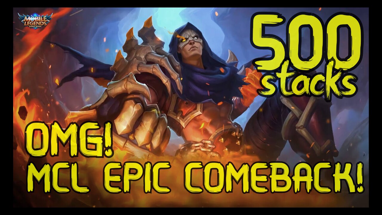 Mobile Legends - Aldous 500 Stacks | OMG! | Epic Comeback!