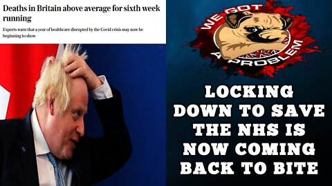 Lockdowns & Protect The NHS Is Coming Back To Bite Boris As Excess Mortality Spikes For 6th Week