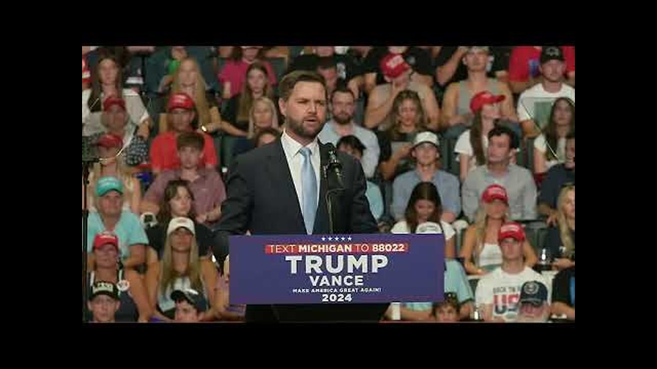 Donald Trump, JD Vance hit campaign trail for 1st time together at campaign rally in Michigan