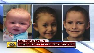 Florida missing child alert issued for 3 children last seen in Dade City