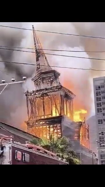 CATHOLIC CHURCH🔥⛪️🔥BURN DOWN IN CHILE🇨🇱⛪️🔥💫