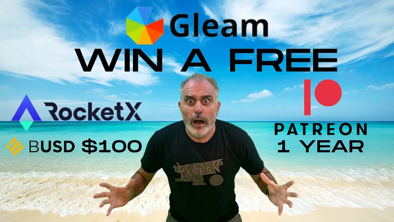 JOIN OUR GLEAM GIVE AWAY AND WIN A FULL YEAR OF PATREON OR A CASH PRIZE IN BUSD