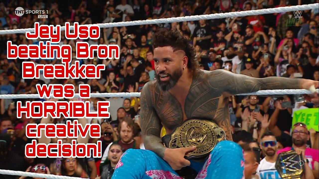 Jey Uso beating Bron Breakker was a HORRIBLE Creative Decision!