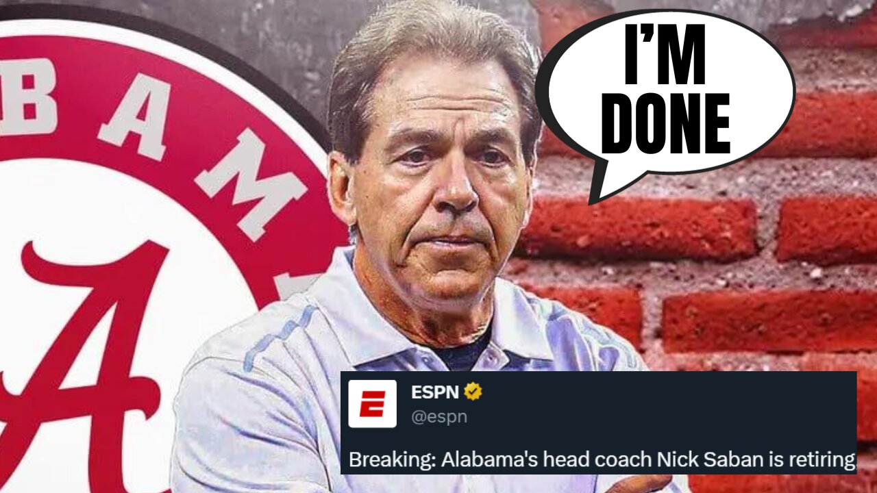 Alabama Head Coach Nick Saban RETIRES | This Is INSANE