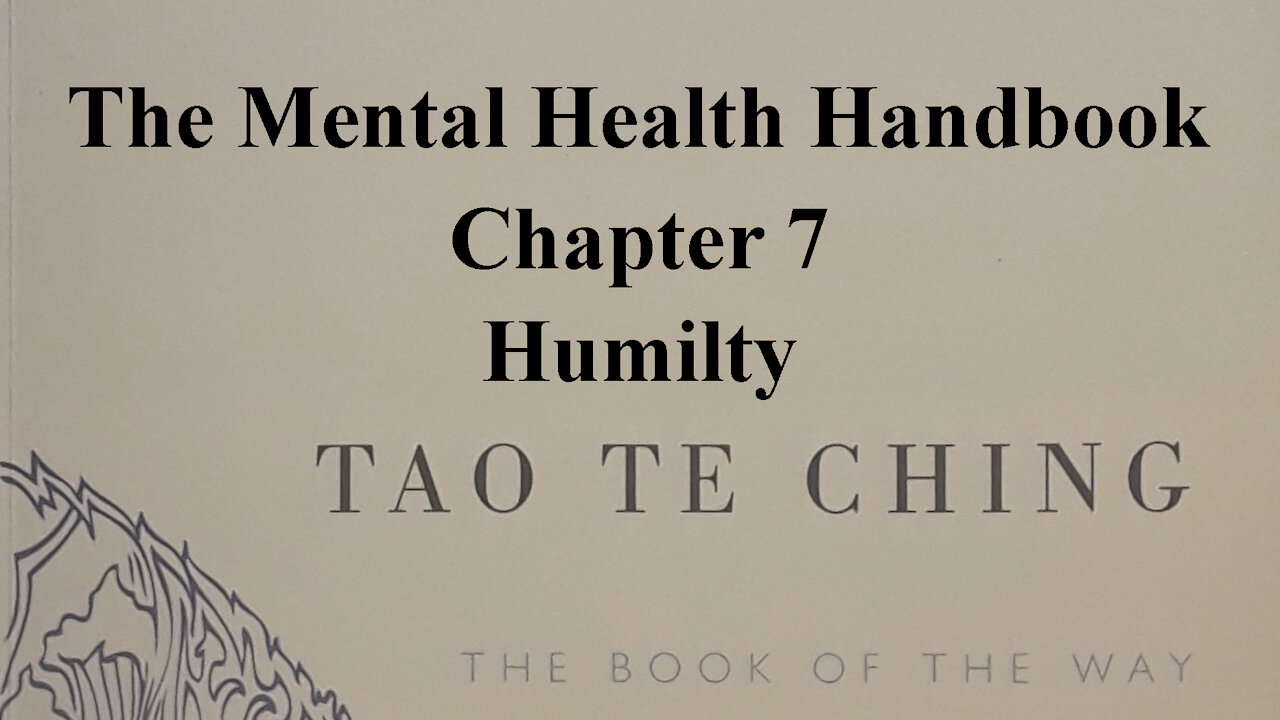 The Mental Health Handbook Ch7 Humility