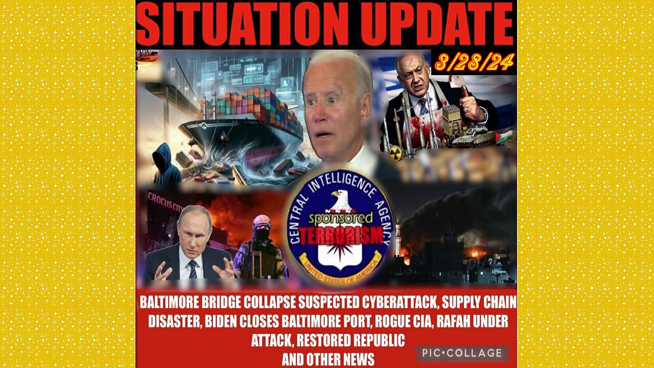 SITUATION UPDATE 3/28/24 - Covid-19/Jabs/Plan-Demics, Global Financial Crises,Cabal/Deep State Mafia