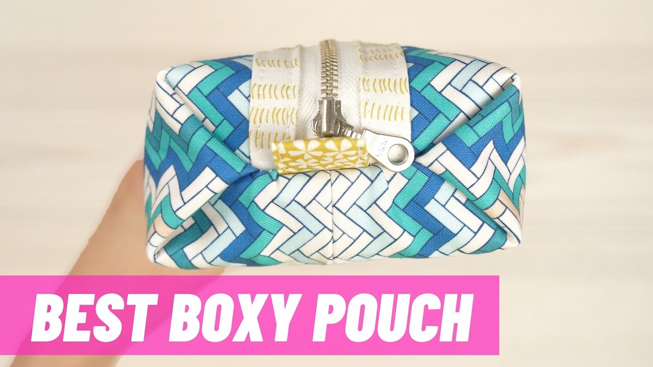 The BEST Boxy Pouch Tutorial?! 🧵 Watch Me Sew