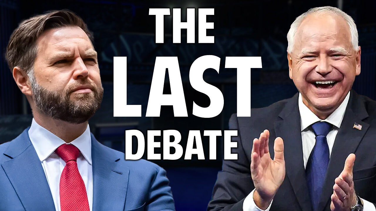 VP Debate Time! JD Vance vs. Tampon Tim