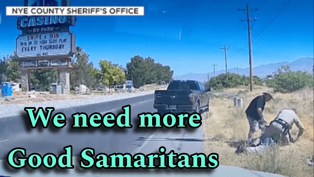 We need more Good Samaritans