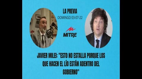 Javier Milei La Previa entrevista