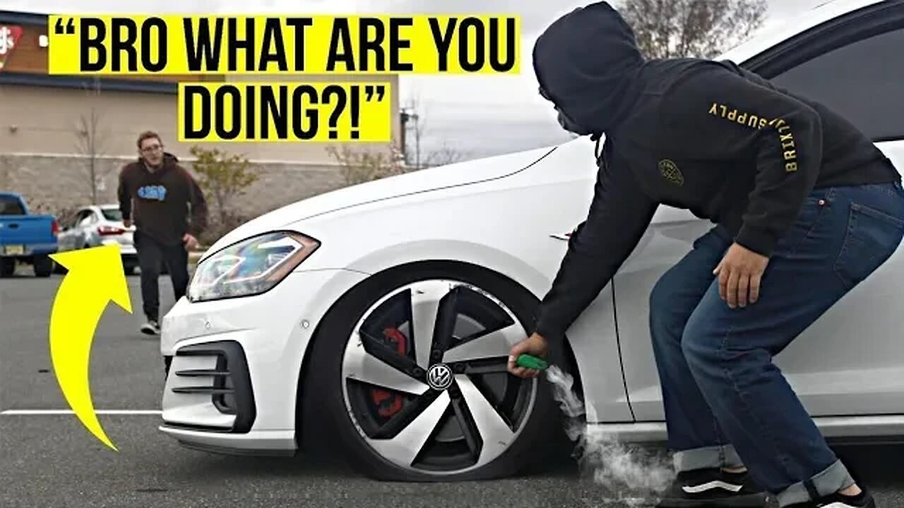 SLASHING Peoples Tires Then Giving Them NEW Wheels!!