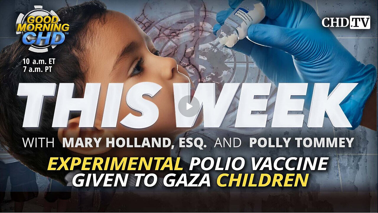 Experimental Polio Vaccine Given To Gaza Children