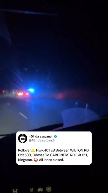 Transport Truck Rollover Ontario