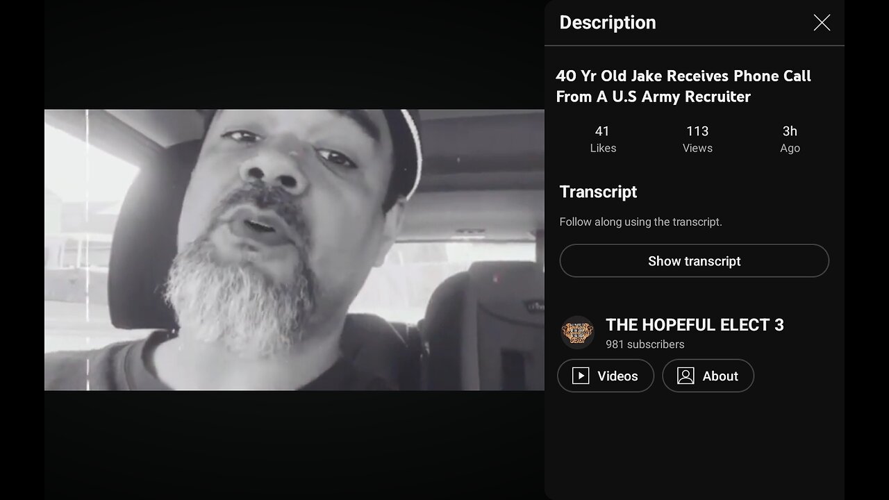 RE 40 YR Old Jake Receives Phone Call from U.S. ARMY Recruiter #ww3 #militarydraft