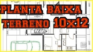planta baixa terreno 10x12