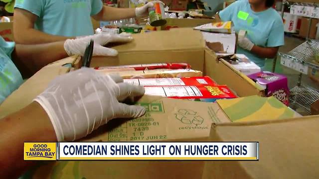 Tampa comic sheds light on hunger & homelessness