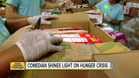 Tampa comic sheds light on hunger & homelessness