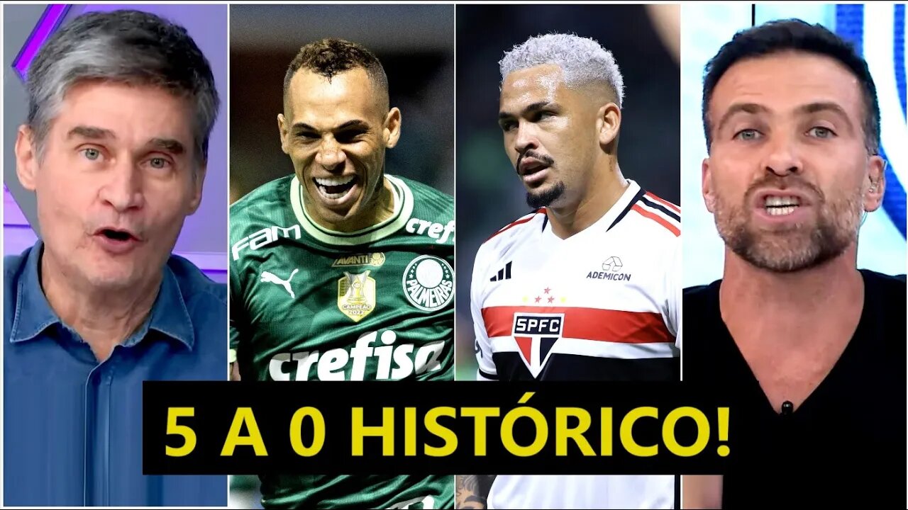 "FOI IMPRESSIONANTE! Poderia TER SIDO 8 pro Palmeiras! O São Paulo DEU VEXAME e..." 5 A 0 CHOCA!