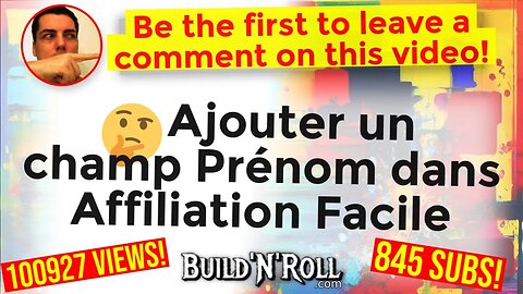 🤔 Ajouter un champ Prénom dans Affiliation Facile