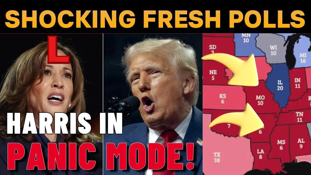 BOMBSHELL: Trump's UNSTOPPABLE Rise! New Polls SHAKE UP Harris!