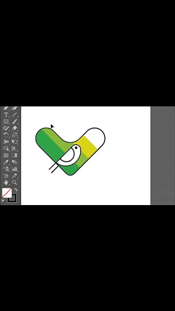 how to make a creative logo for nature in Adobe Illustrator #logomaker #logodesigner #design #logo