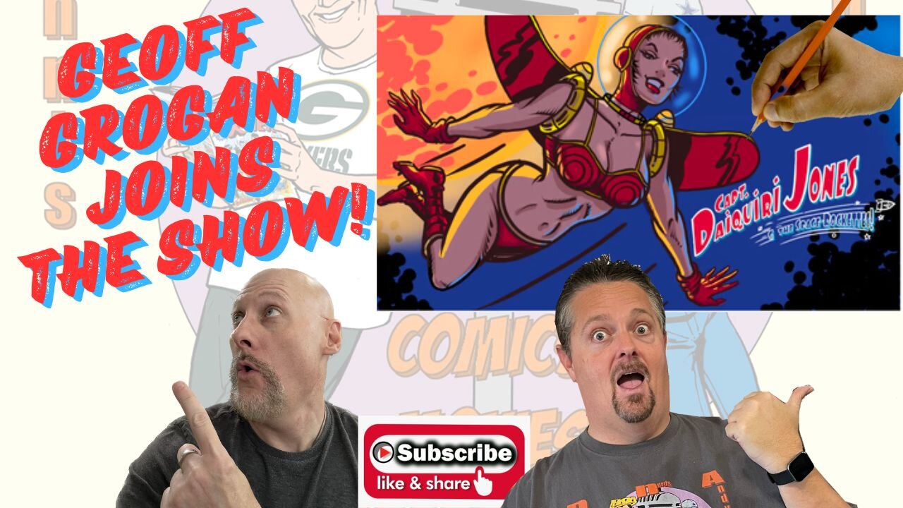 Cartoonist Geoff Grogan is back! We talk Gil Kane Art!