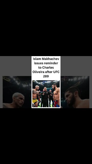 Islam Makhachev mocks Charles Oliveira's request for a title rematch follow his victory at UFC 289
