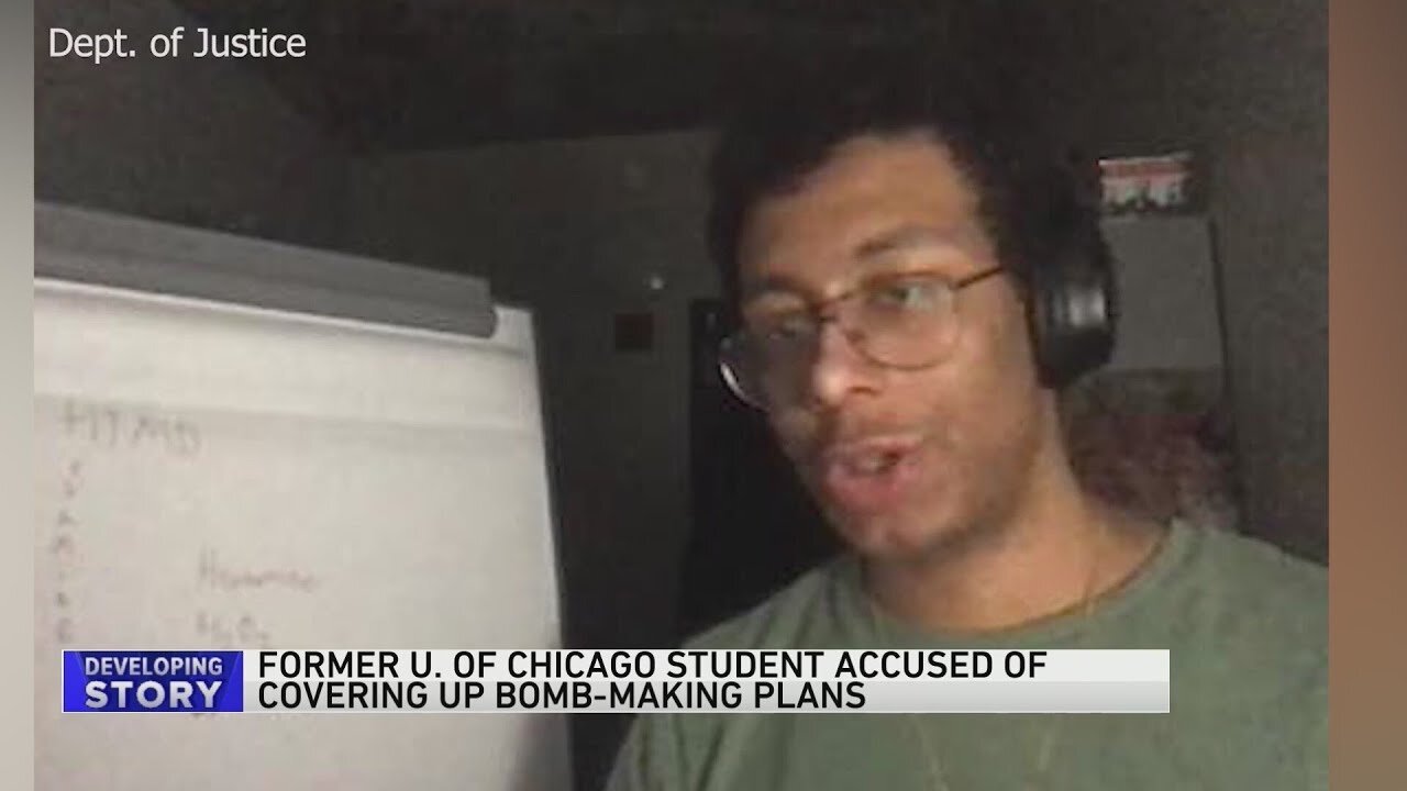 Former University of Chicago student accused of covering up bomb-making in dorm