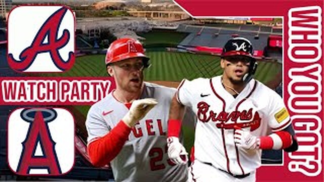 Atlanta Braves vs LA Angels | Live Play by Play & Reaction Stream 3D Sim | MLB 2024 Game 124