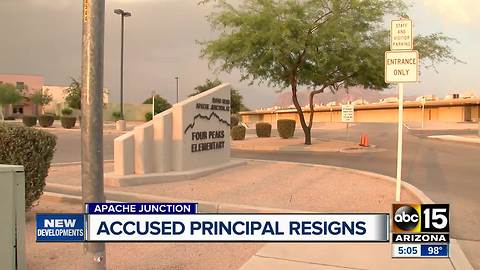 Valley principal resigns after allegedly luring girls online