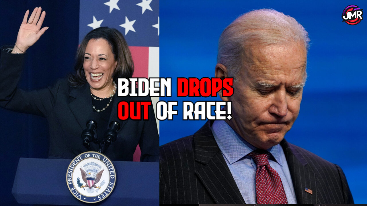 BIDEN DROPS OUT! endorses Kamala Harris our country is in turmoil