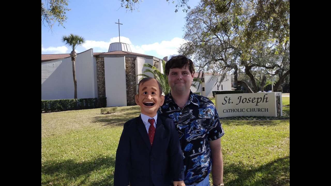 Vance Dykes & George H. W. Bush @ St. Joseph Catholic Church In Orlando