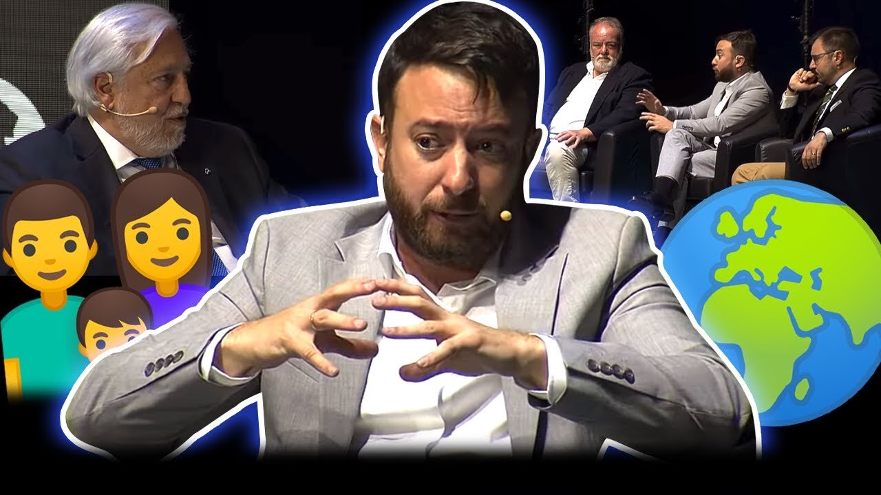 🌎 AgustÃn Laje ATACA a los PROGRES en conferencia en España