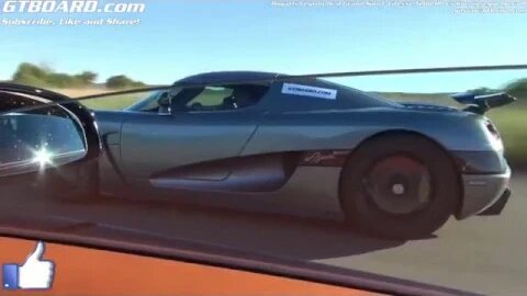 💸Airfield or Autobahn for Bugatti Veyron Vitesse W16 1200 HP? Koenigsegg Agera R encounter 😎