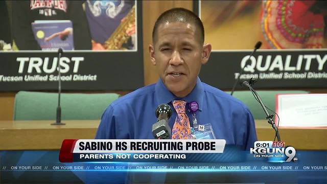 Sabino HS Probe: Some parents not cooperating