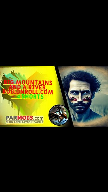 Big mountains and a river. BuildNRoll.com - #shorts