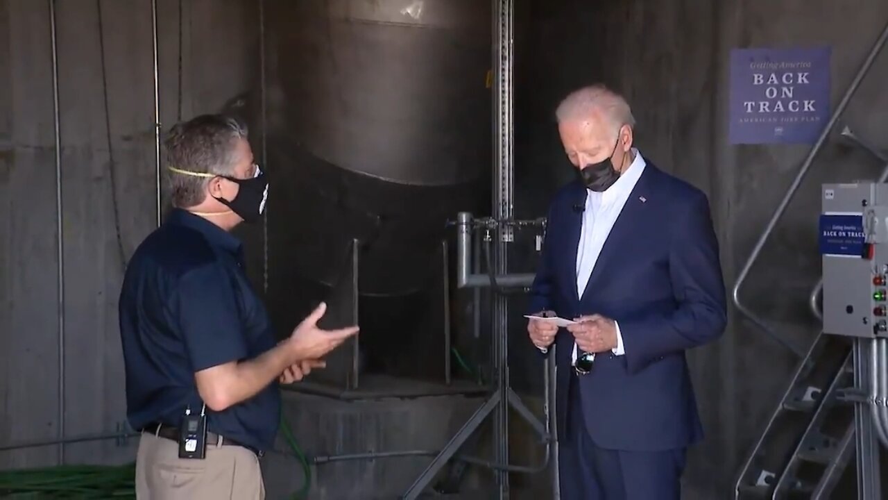 Clueless Biden Relies On Notecards To Push Infrastructure Bill