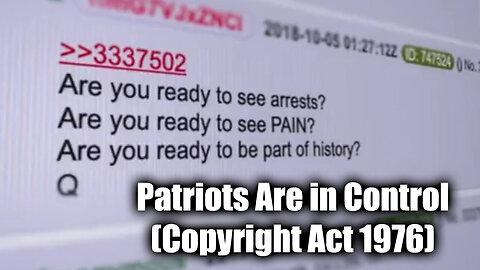 Patriots Are in Control (Copyright Act 1976)