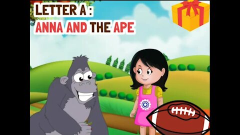 Alphabetic Cartoon Stories For Kids - A to D