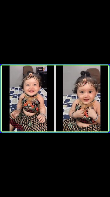 Adorable footage shows toddler's first encounter with Bad