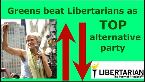 Greens replace Libertarians as top alternative party, plus more on creating a new kind of party